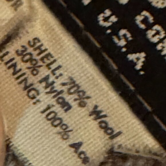 Vintage Energy Manufacturing Company wool blend topcoat Made in USA Size 38 - Picture 7 of 9